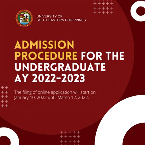 usep admission|Application for USeP Admission is now open!.